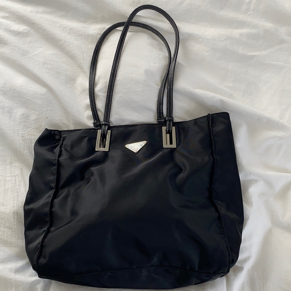 Authentic vintage Prada nylon shoulder bag